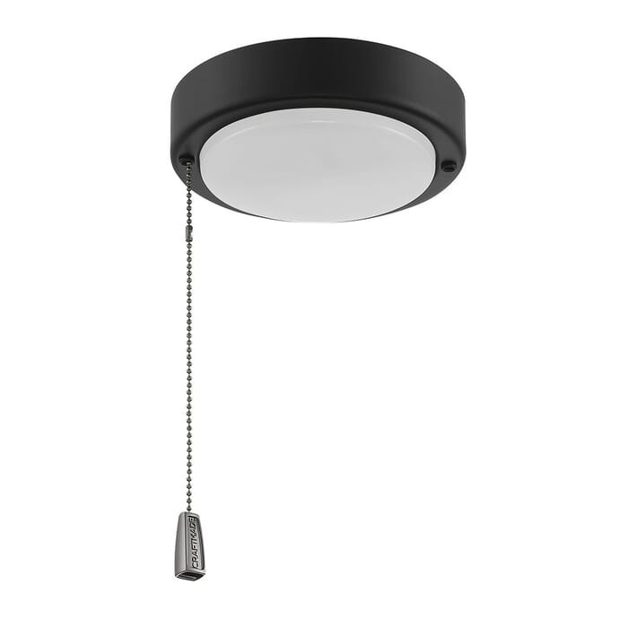 Light Kit-Disk 1-Light LED Disk Fan Light Kit in Flat Black Light Kit-Disk 1-Light LED Disk Fan Light Kit in Flat Black