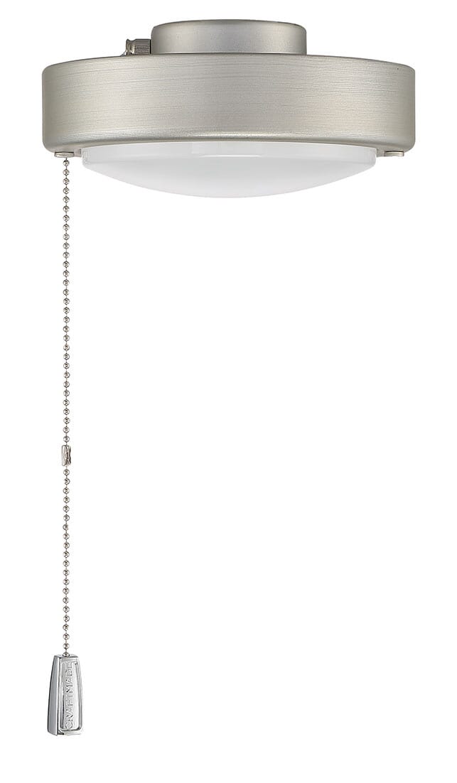 Light Kit-Disk 1-Light LED Disk Fan Light Kit in Brushed Polished Nickel