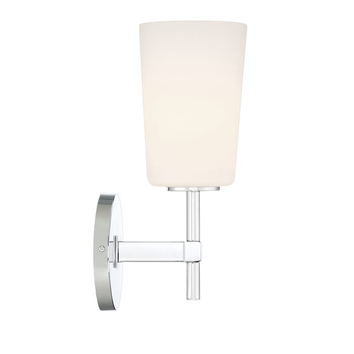 One Light Wall Sconce by Crystorama One Light Wall Sconce by Crystorama