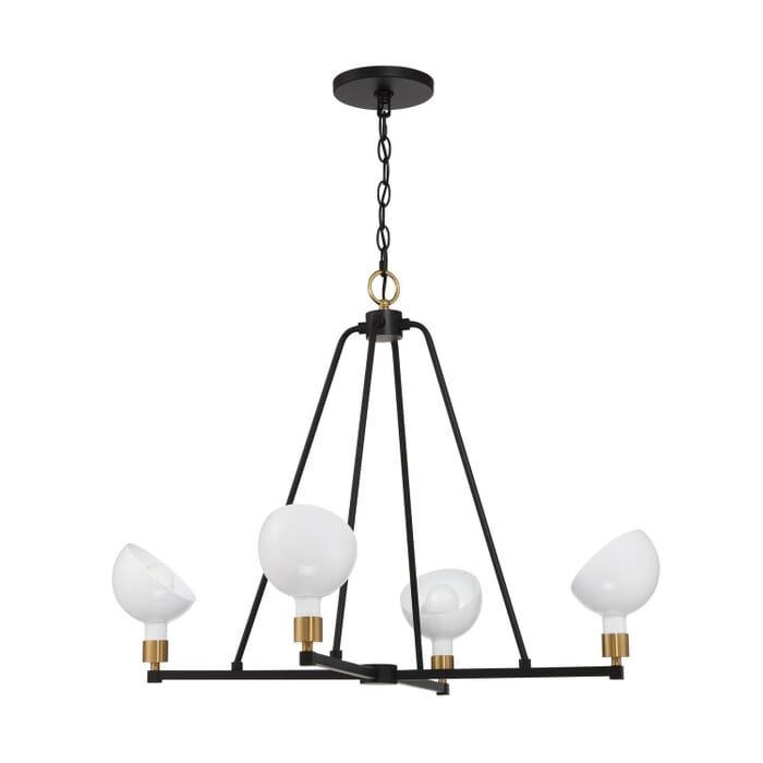 Four Light Chandelier by Crystorama Four Light Chandelier by Crystorama