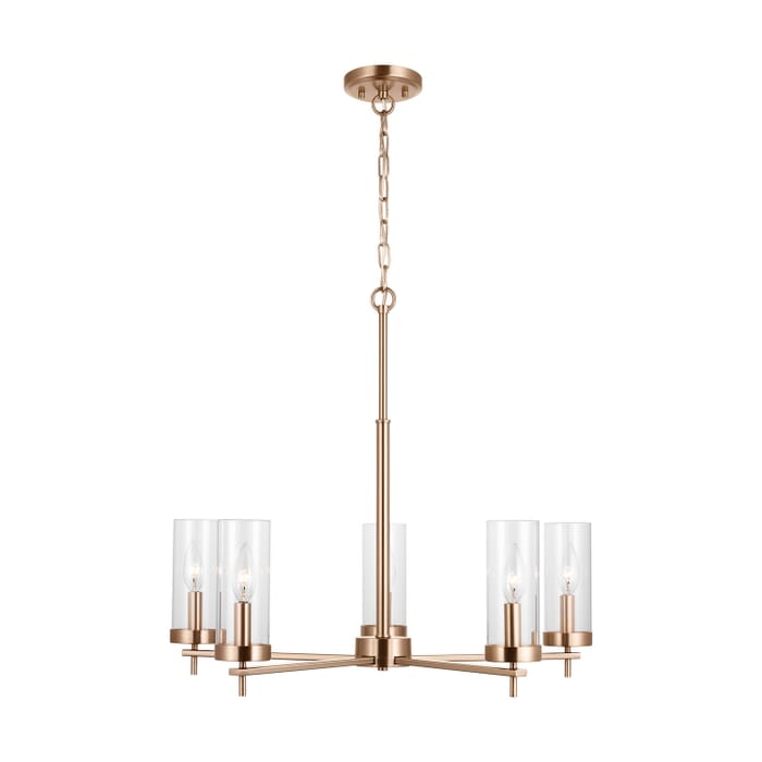 Five Light Chandelier by Visual Comfort Studio Five Light Chandelier by Visual Comfort Studio