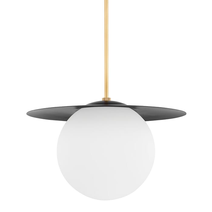 Marlene 1-Light Pendant in Brass - Antique Marlene 1-Light Pendant in Brass - Antique