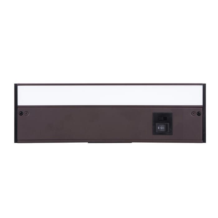 3CCT Under Cabinet Light Bars 1-Light LED Undercabinet Light Bar in Bronze 3CCT Under Cabinet Light Bars 1-Light LED Undercabinet Light Bar in Bronze