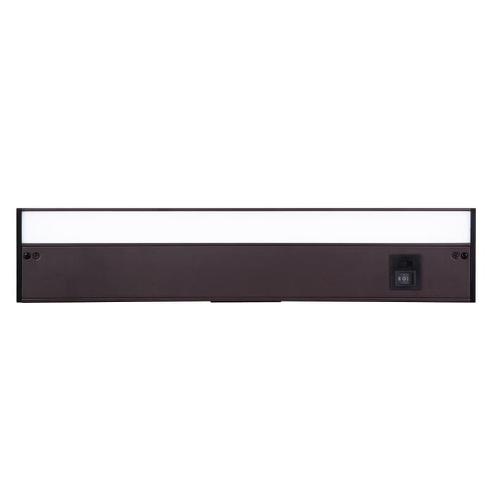 3CCT Under Cabinet Light Bars 1-Light LED Undercabinet Light Bar in Bronze 3CCT Under Cabinet Light Bars 1-Light LED Undercabinet Light Bar in Bronze