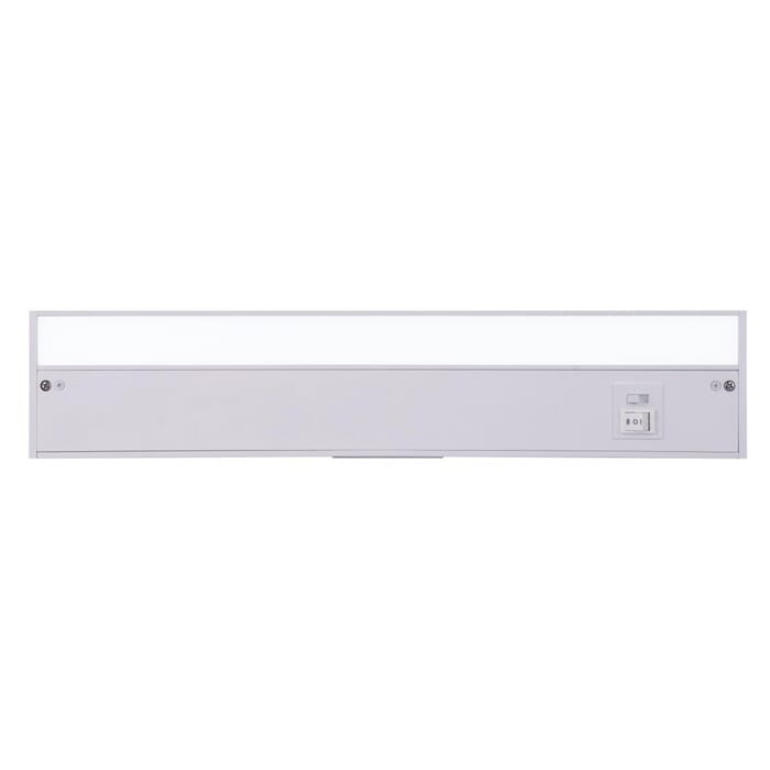 3CCT Under Cabinet Light Bars 1-Light LED Undercabinet Light Bar in White 3CCT Under Cabinet Light Bars 1-Light LED Undercabinet Light Bar in White