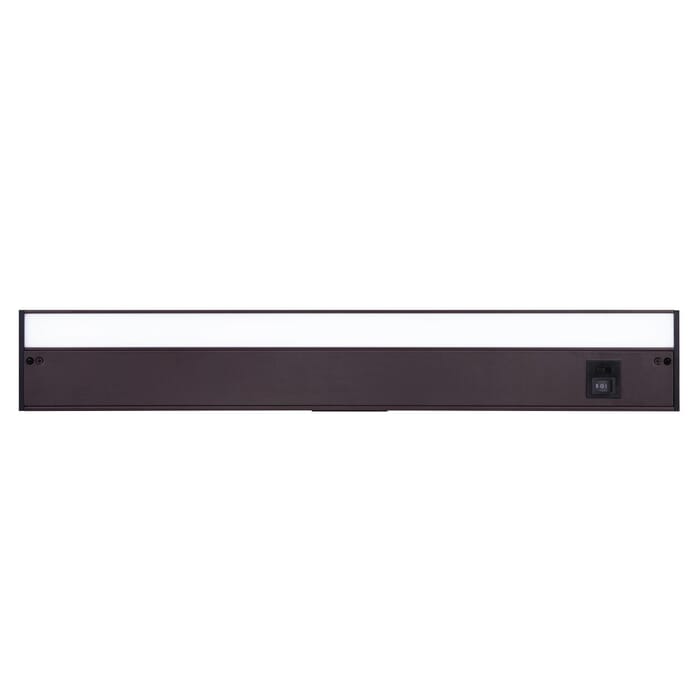 3CCT Under Cabinet Light Bars 1-Light LED Undercabinet Light Bar in Bronze 3CCT Under Cabinet Light Bars 1-Light LED Undercabinet Light Bar in Bronze