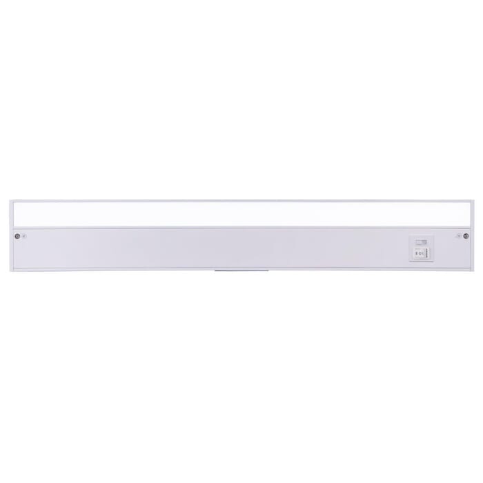 3CCT Under Cabinet Light Bars 1-Light LED Undercabinet Light Bar in White 3CCT Under Cabinet Light Bars 1-Light LED Undercabinet Light Bar in White