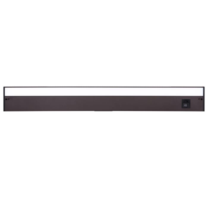 3CCT Under Cabinet Light Bars 1-Light LED Undercabinet Light Bar in Bronze 3CCT Under Cabinet Light Bars 1-Light LED Undercabinet Light Bar in Bronze