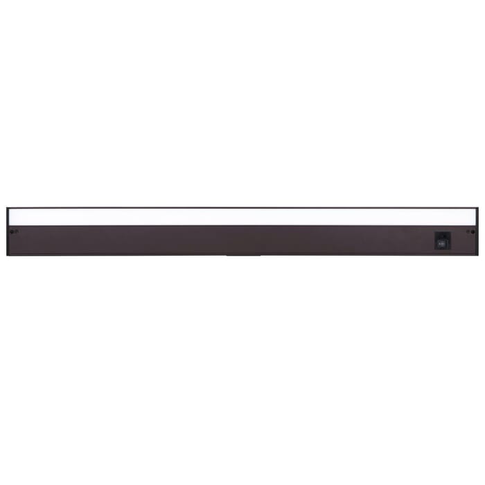 3CCT Under Cabinet Light Bars 1-Light LED Undercabinet Light Bar in Bronze 3CCT Under Cabinet Light Bars 1-Light LED Undercabinet Light Bar in Bronze