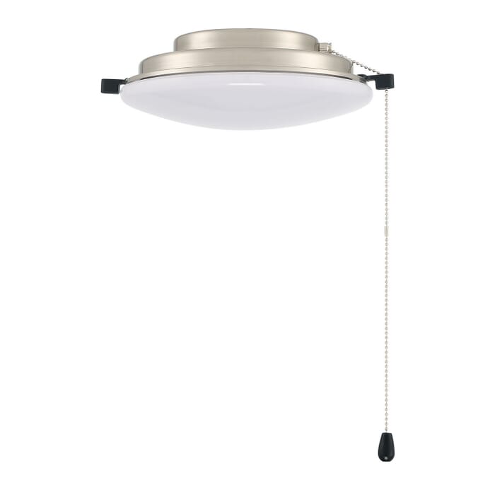 Light Kit-Disk 1-Light LED Fan Light Kit in Brushed Polished Nickel Light Kit-Disk 1-Light LED Fan Light Kit in Brushed Polished Nickel