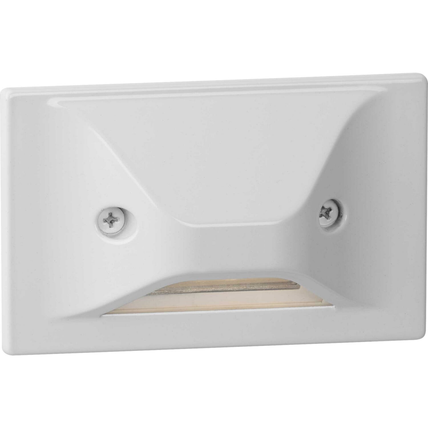 Satin White LED Step Light from the Led Step Lights Collection