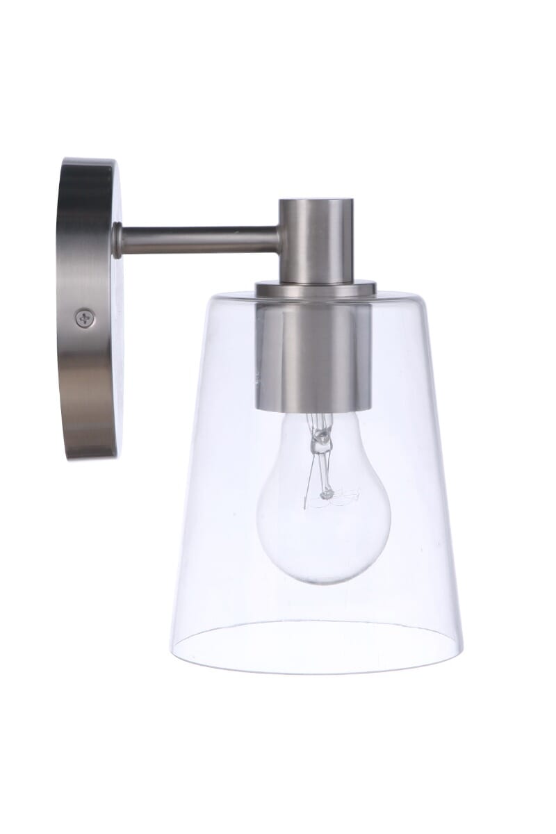 Craftmade Emilio Wall Sconce in Brushed Polished Nickel