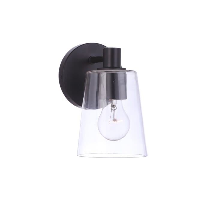 Craftmade Emilio Wall Sconce in Flat Black Craftmade Emilio Wall Sconce in Flat Black