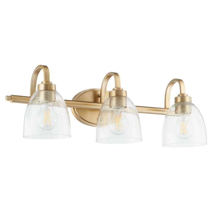 Three Light Vanity by Quorum Three Light Vanity by Quorum