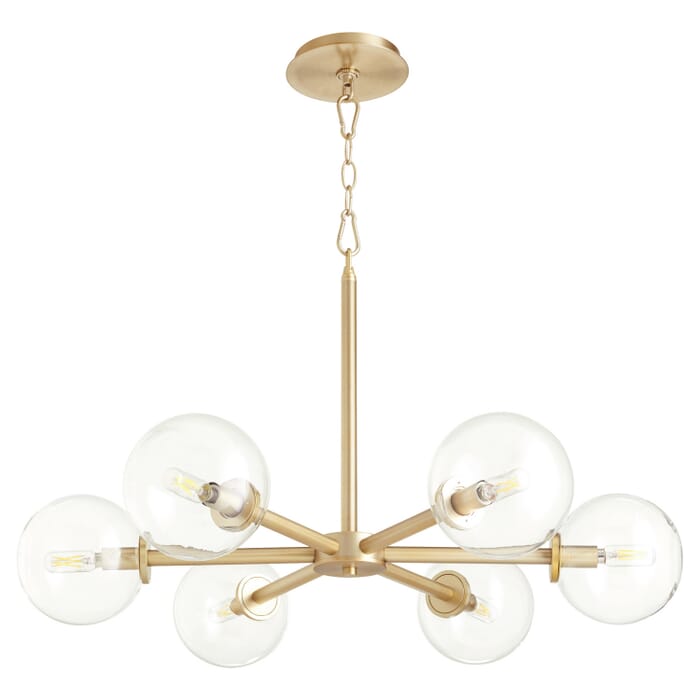 Six Light Chandelier by Quorum Six Light Chandelier by Quorum