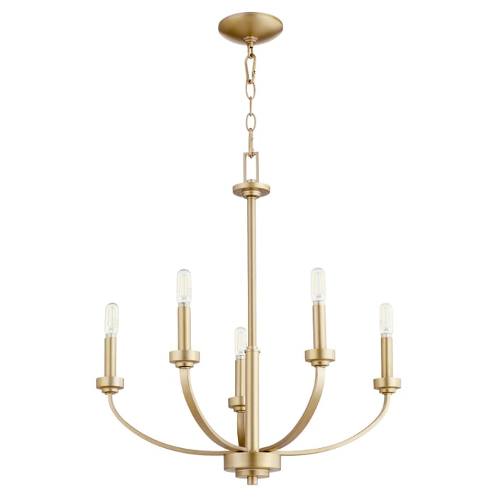 Five Light Chandelier by Quorum Five Light Chandelier by Quorum