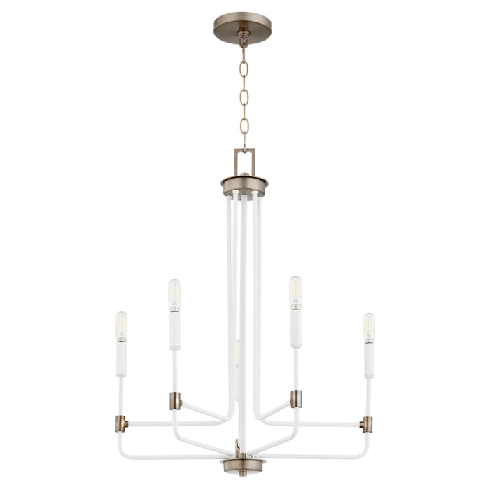 Five Light Chandelier by Quorum Five Light Chandelier by Quorum
