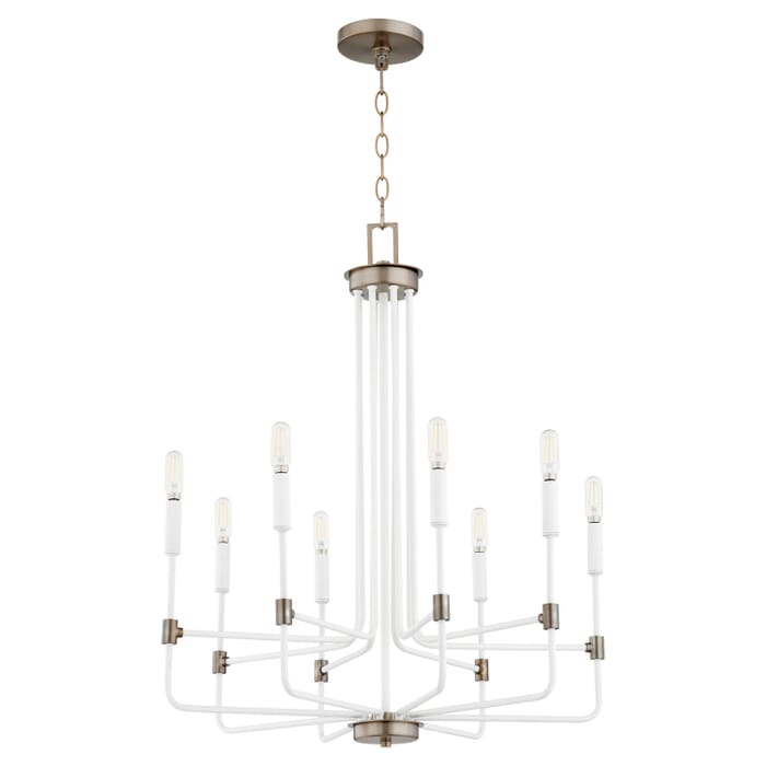 Eight Light Chandelier by Quorum Eight Light Chandelier by Quorum