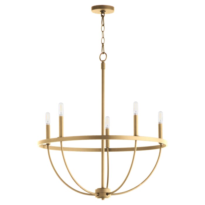 Five Light Chandelier by Quorum Five Light Chandelier by Quorum