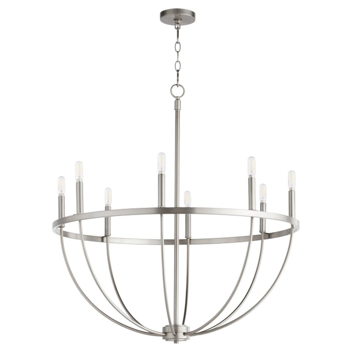 Eight Light Chandelier by Quorum Eight Light Chandelier by Quorum