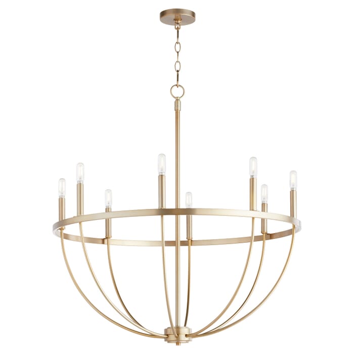 Eight Light Chandelier by Quorum Eight Light Chandelier by Quorum