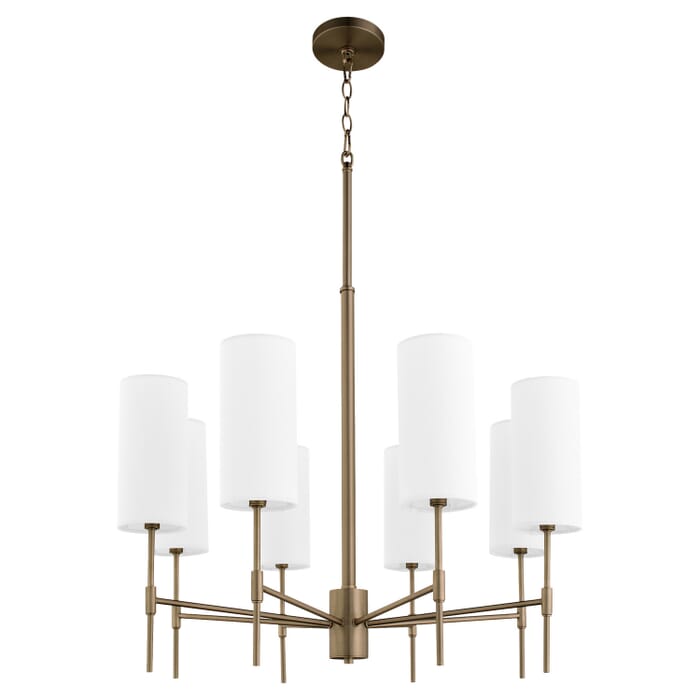 Eight Light Chandelier by Quorum Eight Light Chandelier by Quorum