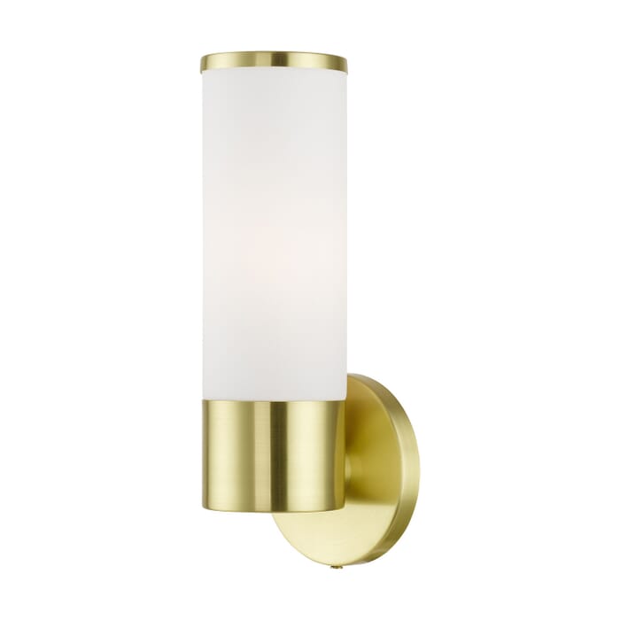 Lindale 1-Light Wall Sconce in Satin Brass Lindale 1-Light Wall Sconce in Satin Brass