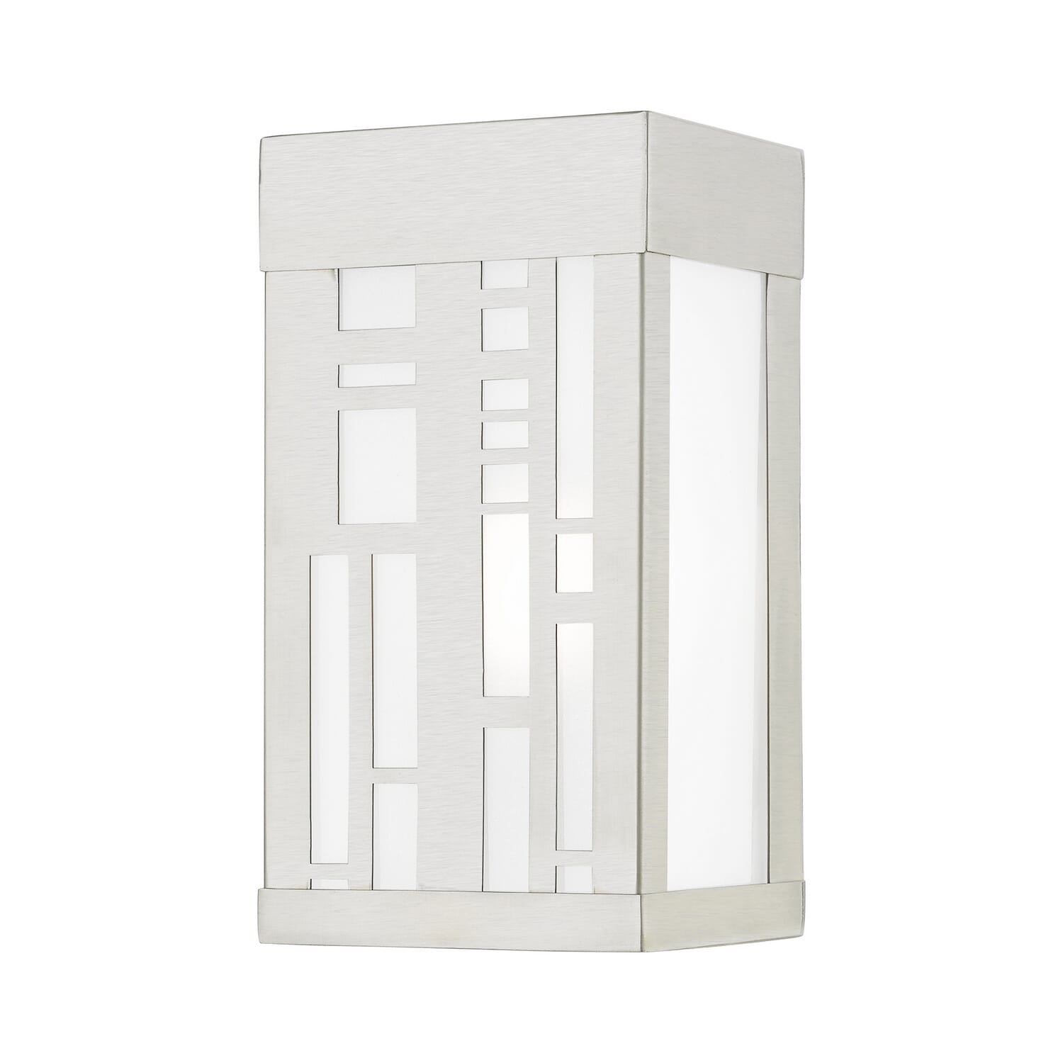 Malmo 1-Light Outdoor Wall Sconce in Brushed Nickel
