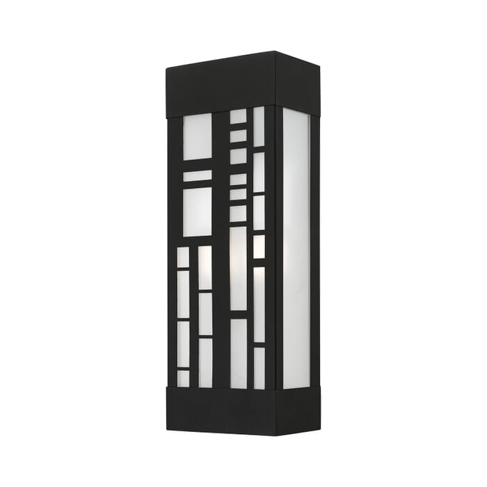 Malmo 2-Light Outdoor Wall Sconce in Textured Black Malmo 2-Light Outdoor Wall Sconce in Textured Black