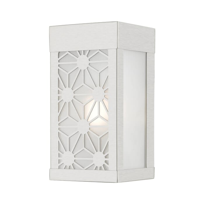 Berkeley 1-Light Outdoor Wall Sconce in Brushed Nickel Berkeley 1-Light Outdoor Wall Sconce in Brushed Nickel