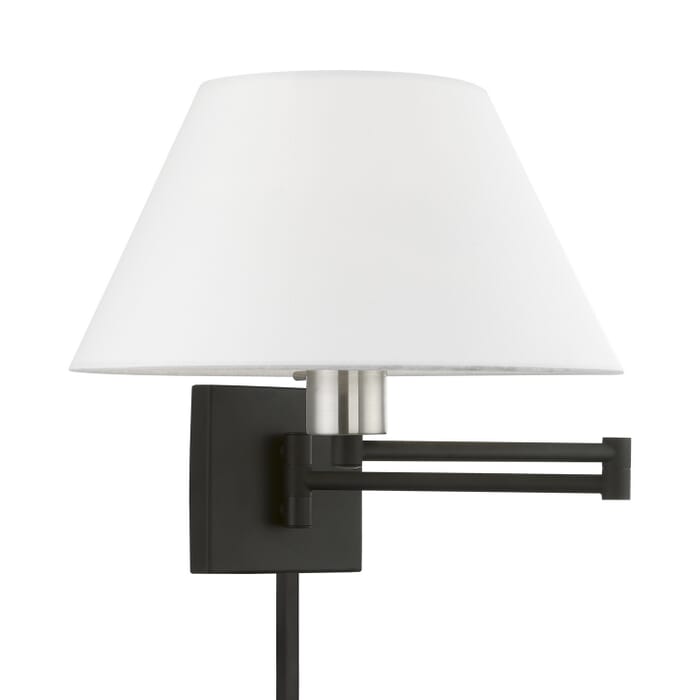 One Light Swing Arm Wall Lamp One Light Swing Arm Wall Lamp