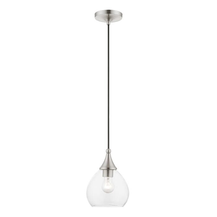 Catania 1-Light Mini Pendant in Brushed Nickel Catania 1-Light Mini Pendant in Brushed Nickel