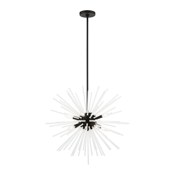 Uptown 8-Light Chandelier in Black Uptown 8-Light Chandelier in Black