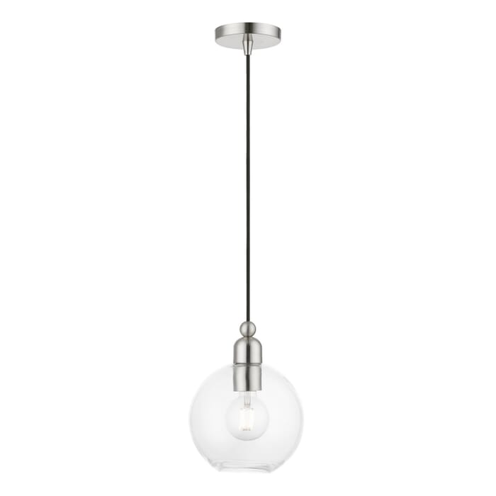 Downtown 1-Light Pendant in Brushed Nickel Downtown 1-Light Pendant in Brushed Nickel