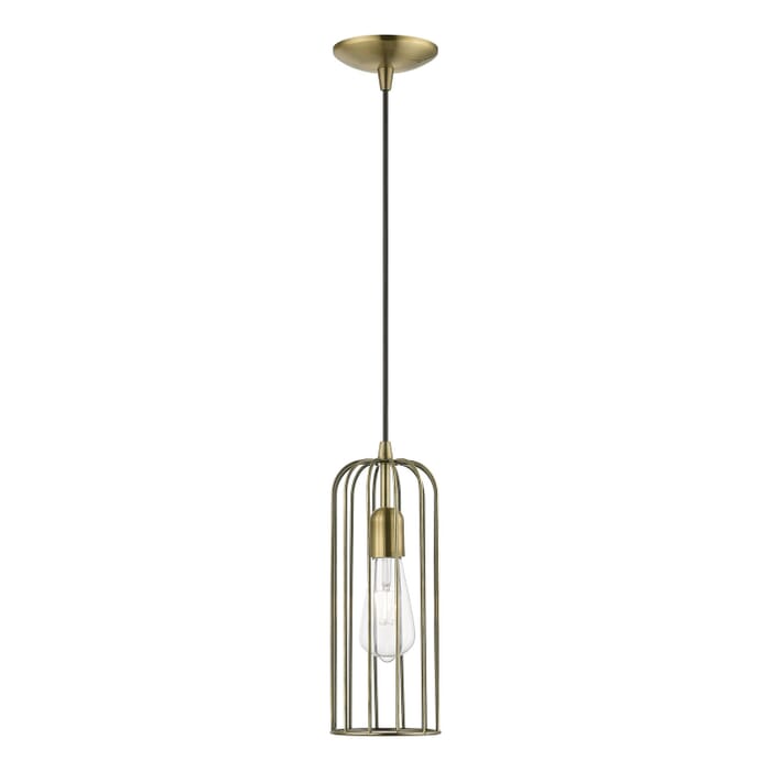 Glenbrook 1-Light Pendant in Antique Brass Glenbrook 1-Light Pendant in Antique Brass