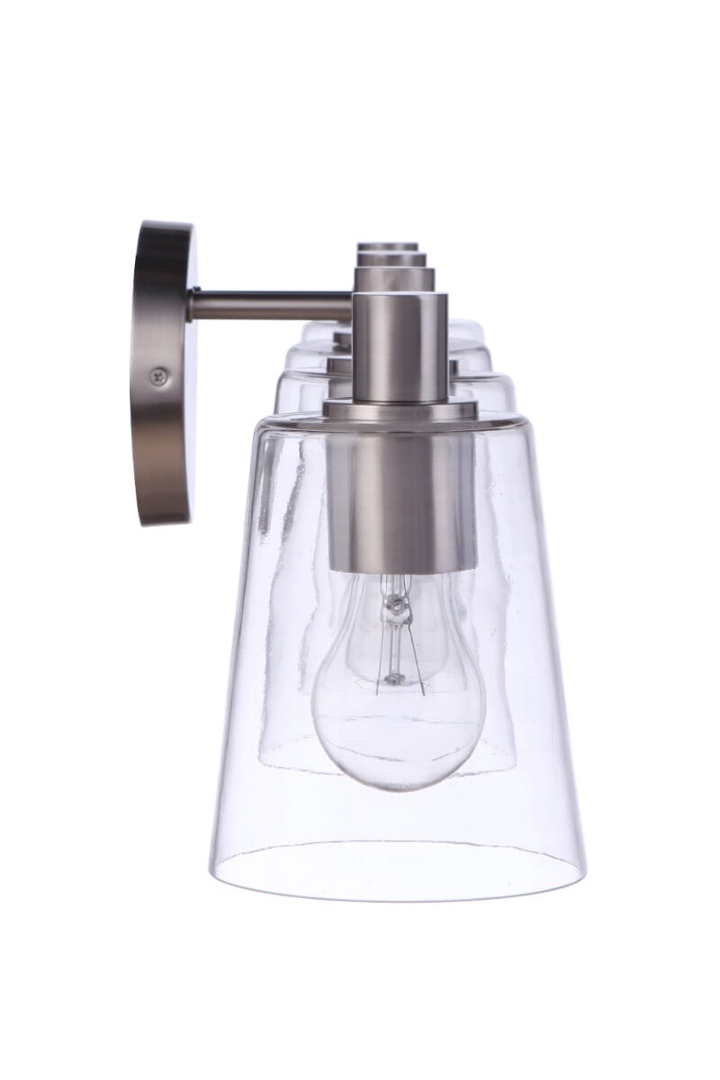 Craftmade Emilio 4-Light Bathroom Vanity Light in Brushed Polished Nickel