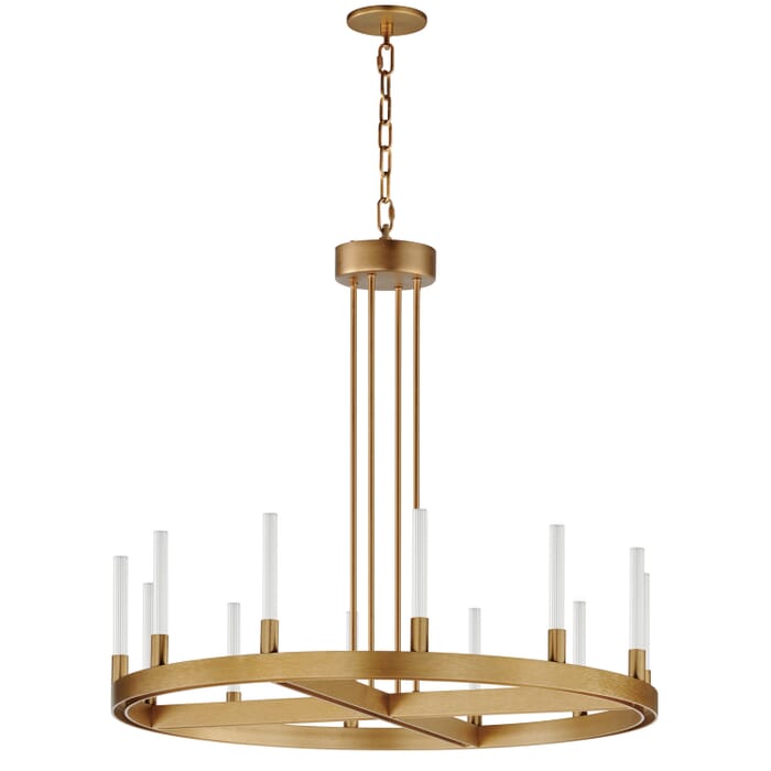 Ovation 12-Light LED Chandelier in Gold Ovation 12-Light LED Chandelier in Gold