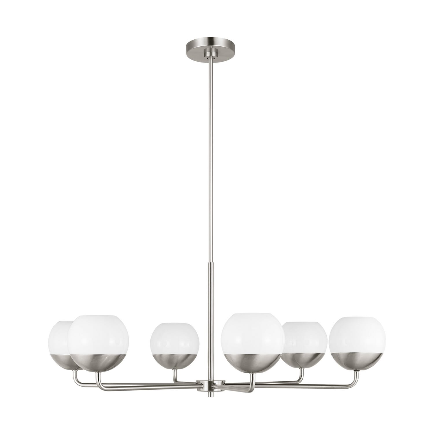 Six Light Chandelier by Visual Comfort Studio