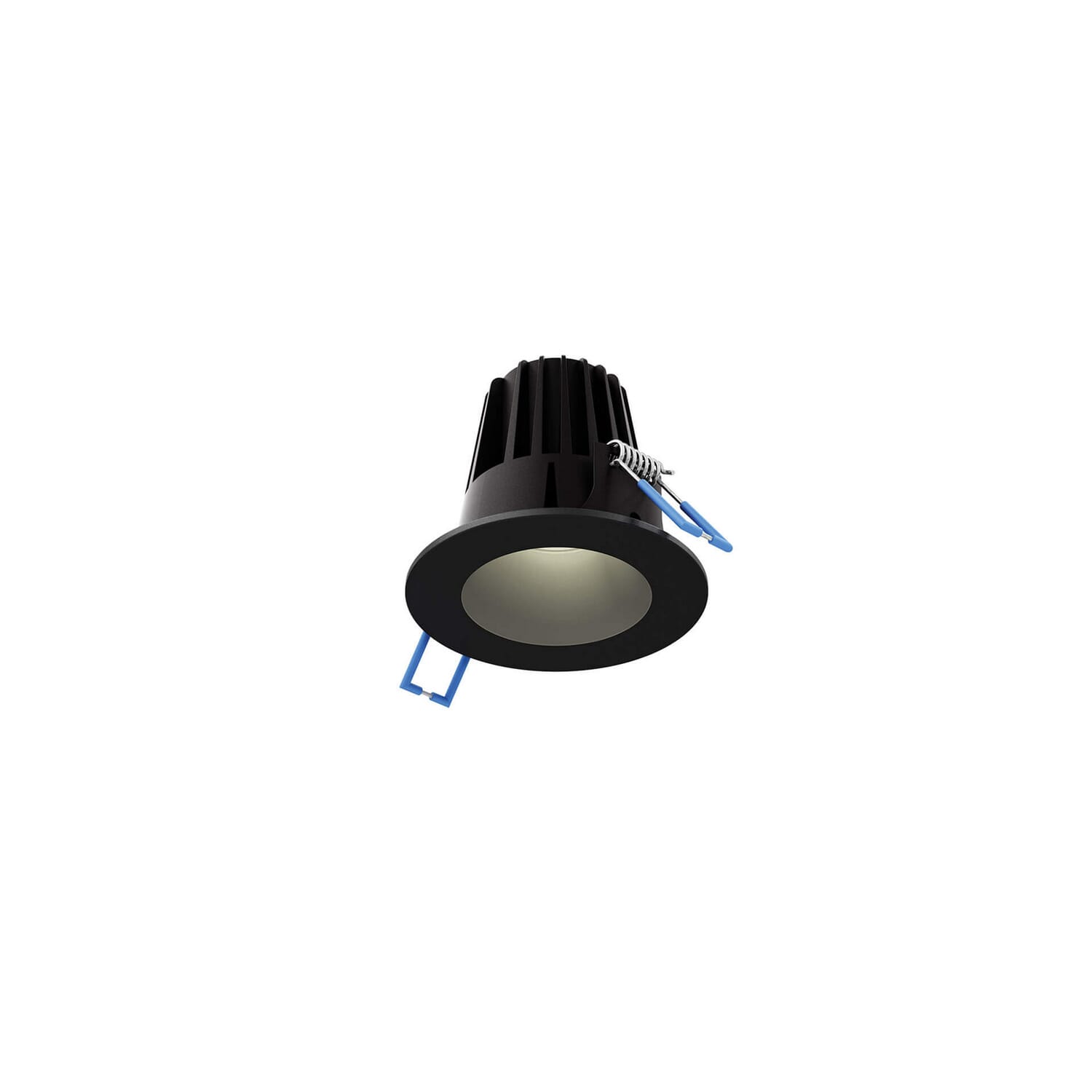 1-Light Regressed Gimbal Down Light in Black