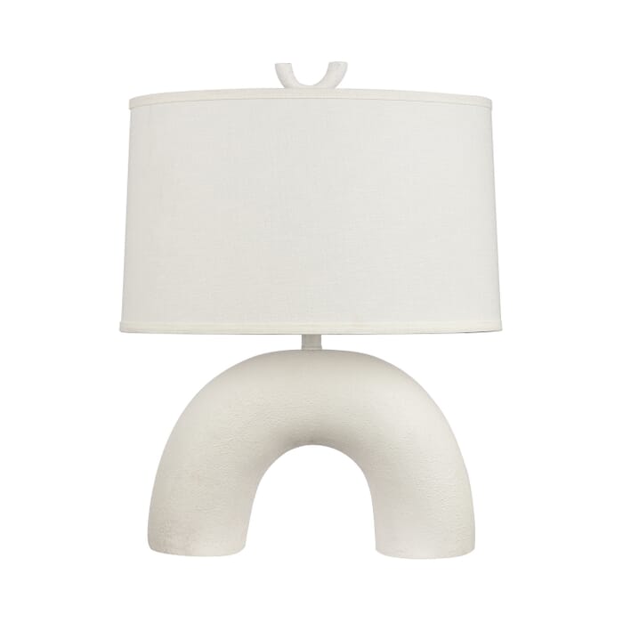 Flection 1-Light Table Lamp in Dry White Flection 1-Light Table Lamp in Dry White