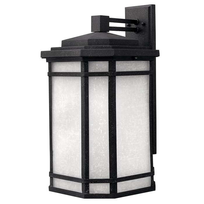 Hinkley Cherry Creek 1-Light LED Outdoor Large Wall Mount in Vintage Black Hinkley Cherry Creek 1-Light LED Outdoor Large Wall Mount in Vintage Black