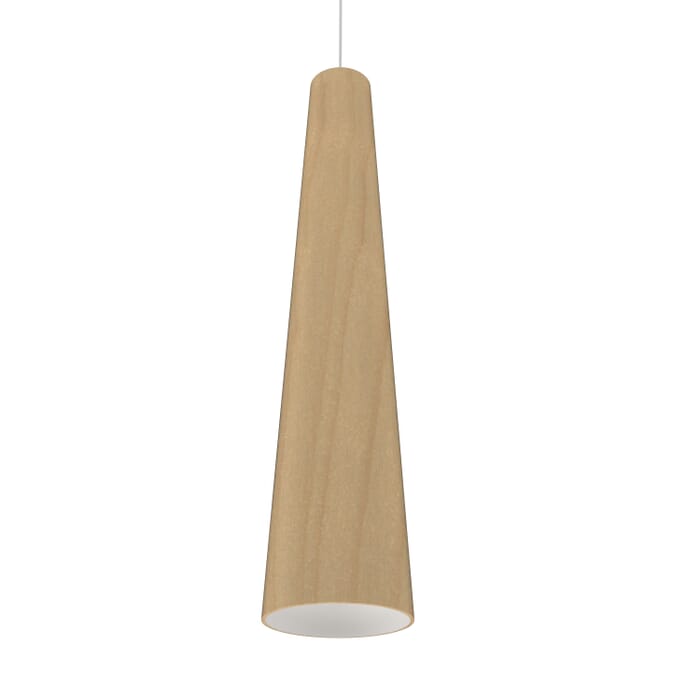 Conical 1-Light Pendant in Maple Conical 1-Light Pendant in Maple