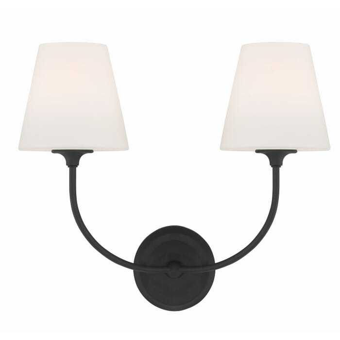 Two Light Wall Sconce by Crystorama Two Light Wall Sconce by Crystorama