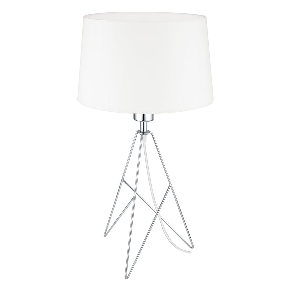 Camporale 1-Light LED Table Lamp in Chrome
