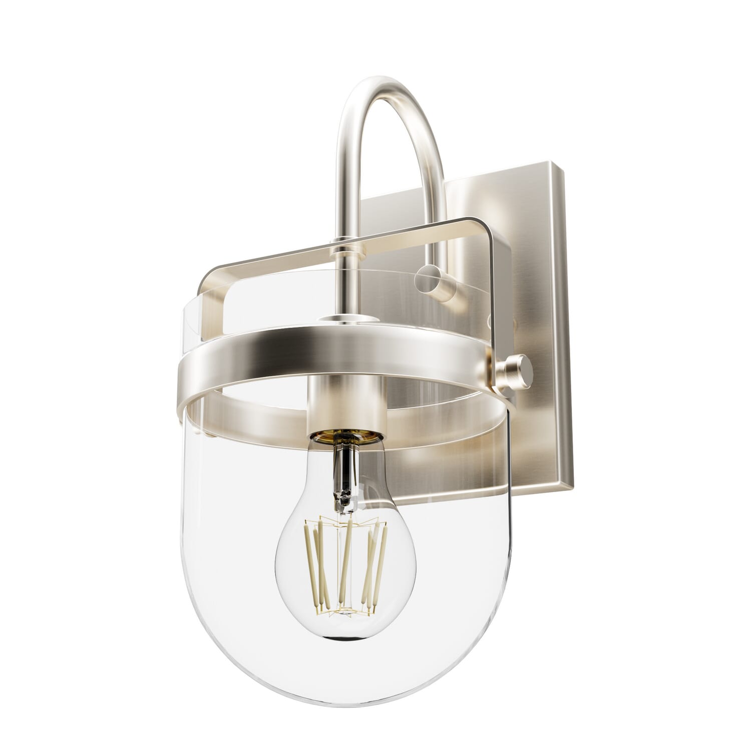Karloff 1-Light Light Fixtures in Pewter