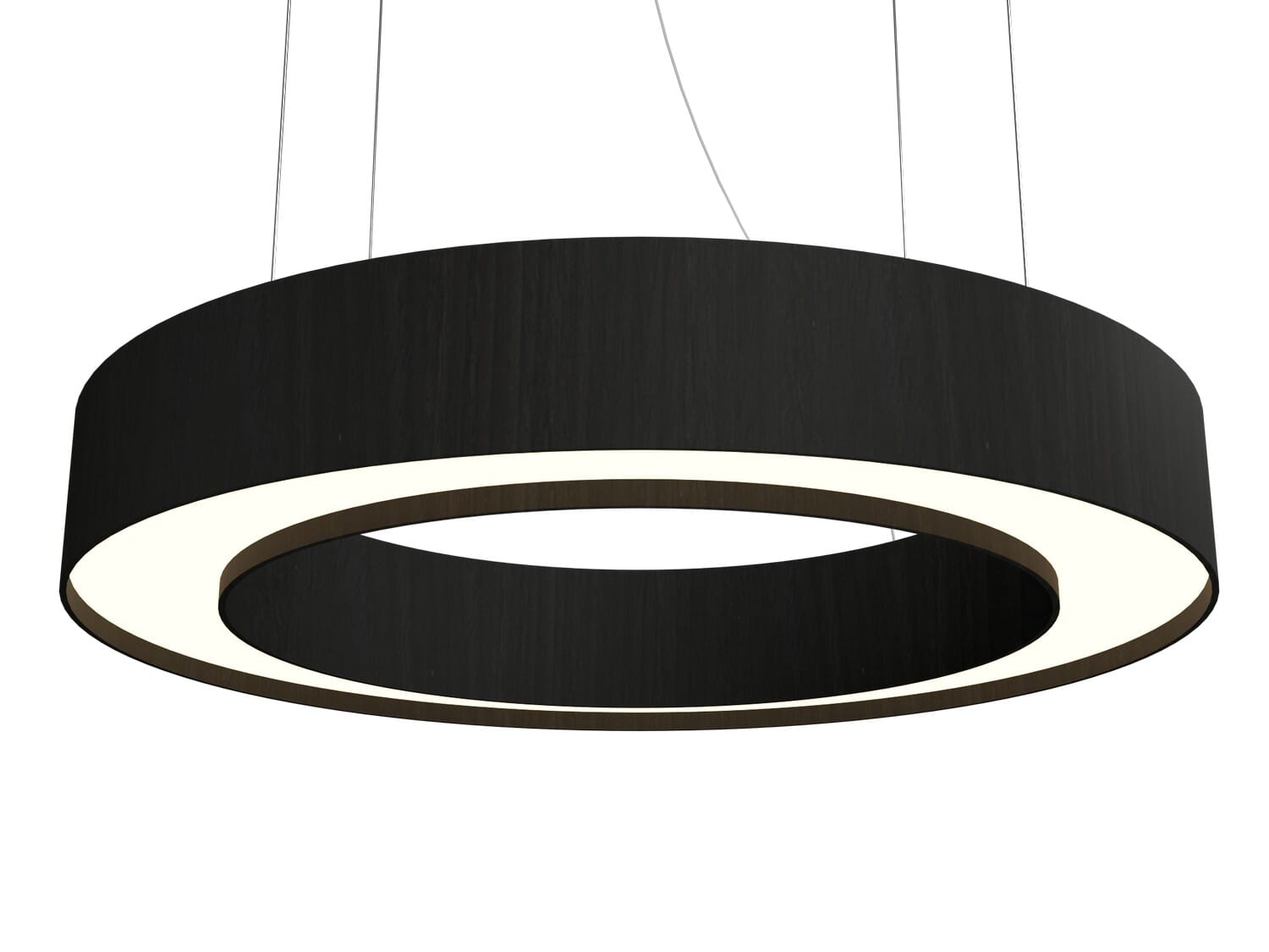Organic LED Pendant in Charcoal