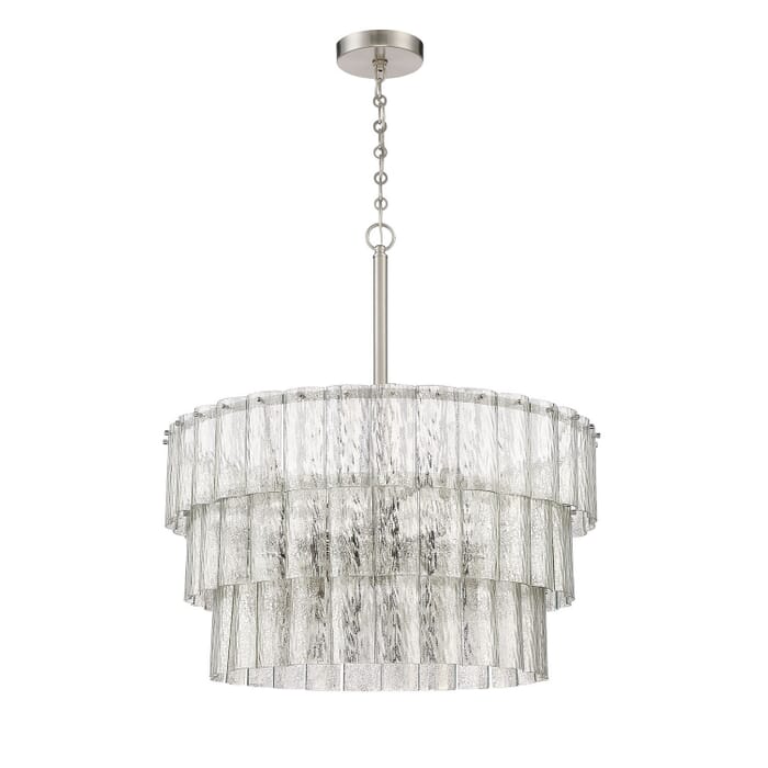 Museo 12-Light Pendant in Brushed Polished Nickel Museo 12-Light Pendant in Brushed Polished Nickel