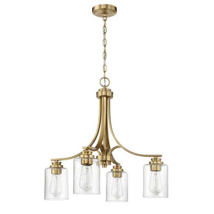 Bolden 4-Light Chandelier in Satin Brass Bolden 4-Light Chandelier in Satin Brass
