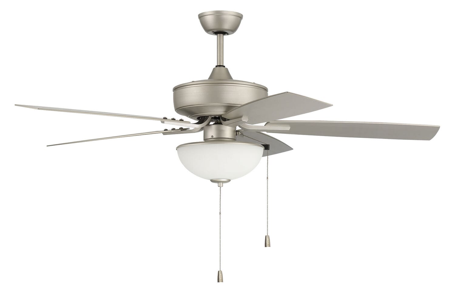 Outdoor Pro Plus 211 2-Light 52" Outdoor Outdoor Ceiling Fan in Painted Nickel