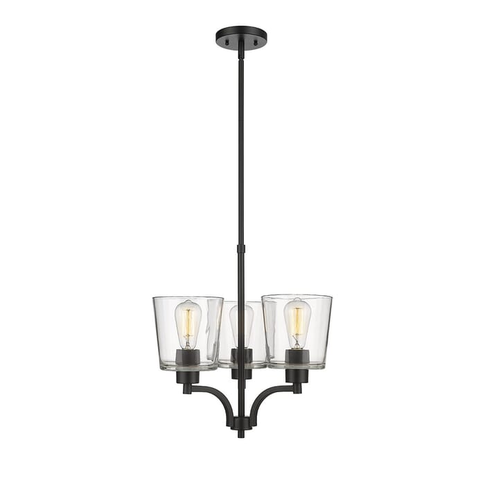 Three Light Chandelier by Millennium Three Light Chandelier by Millennium
